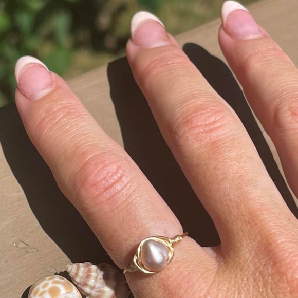 Handmade Pearl ring - Picture 4 of 4